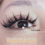 Best Anime eyelash style applied by Mini Beauty Eyelash in Los Angeles county and orange county.