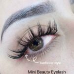 Popular Sunflower eyelash extensions applied by Mini Beauty Eyelash in Los Angeles County and Orange County.